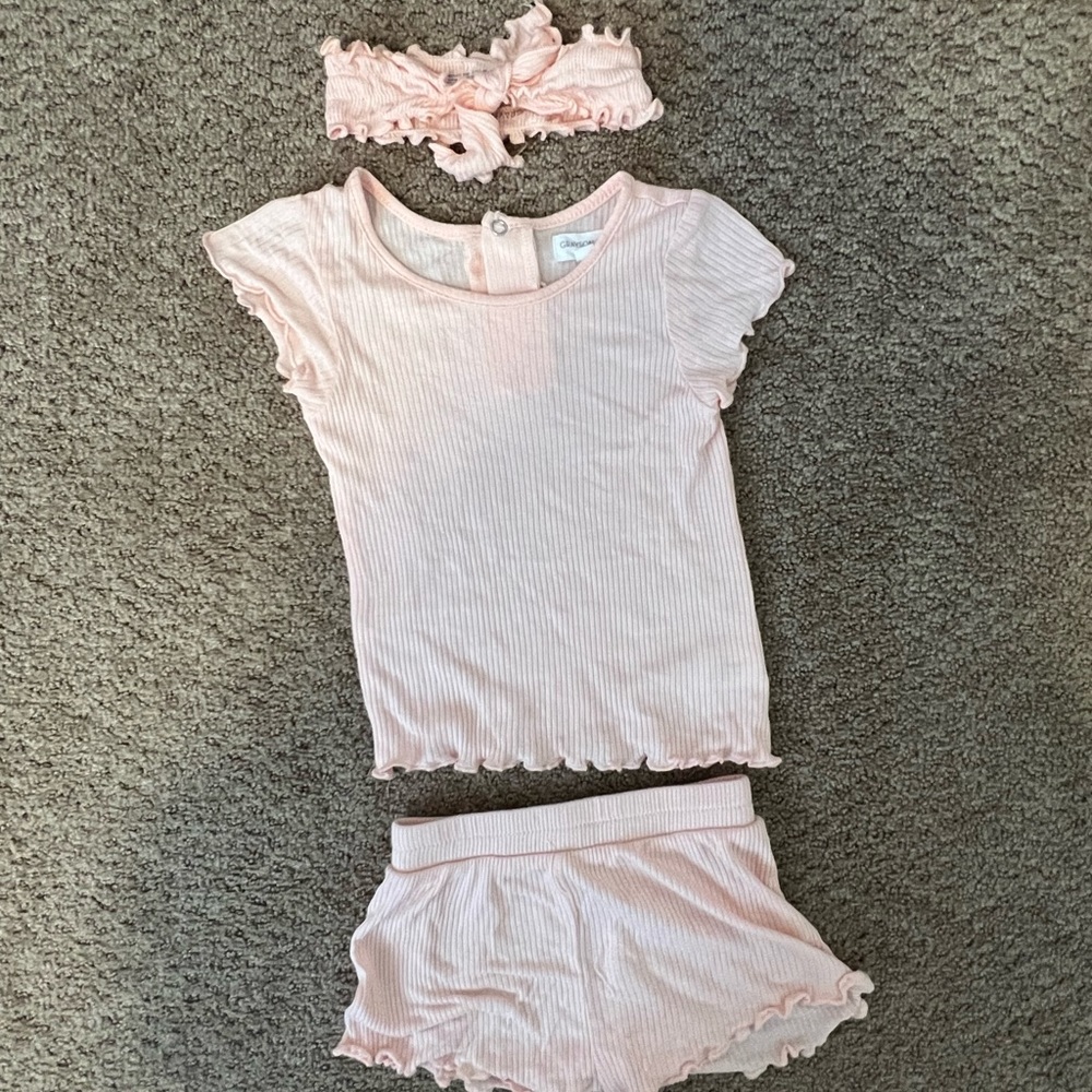 Grayson Threads Pink Kids Matching Set